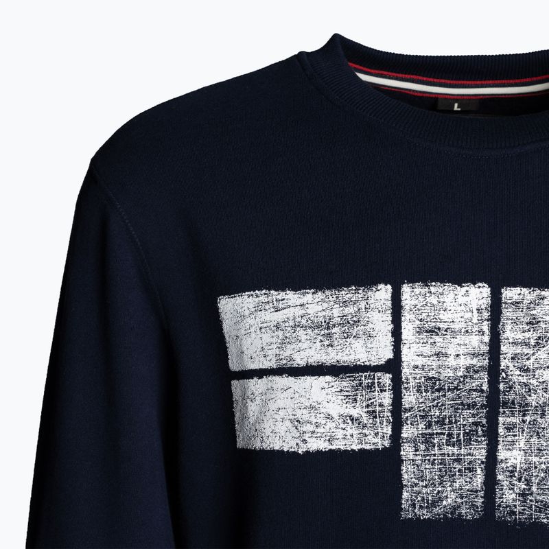 Felpa uomo Pitbull West Coast Crewneck Classic Logo navy scuro 3