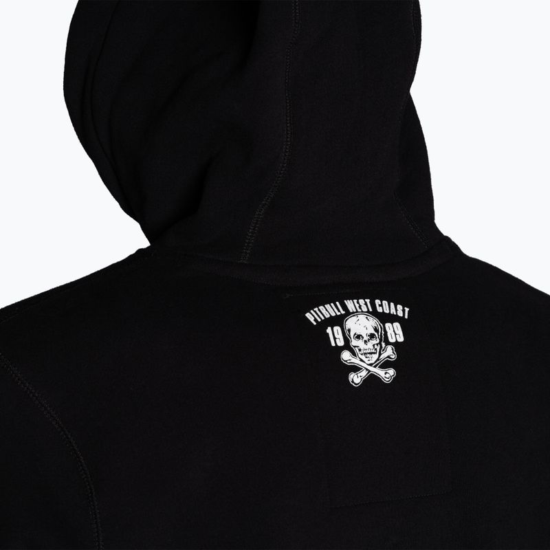 Felpa da uomo Pitbull West Coast con cappuccio Oldschool Razor nero 4