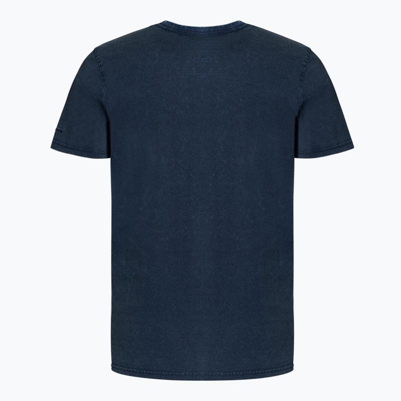 Maglietta Pitbull West Coast Uomo Logo Small Denim Washed 190 dark navy 2