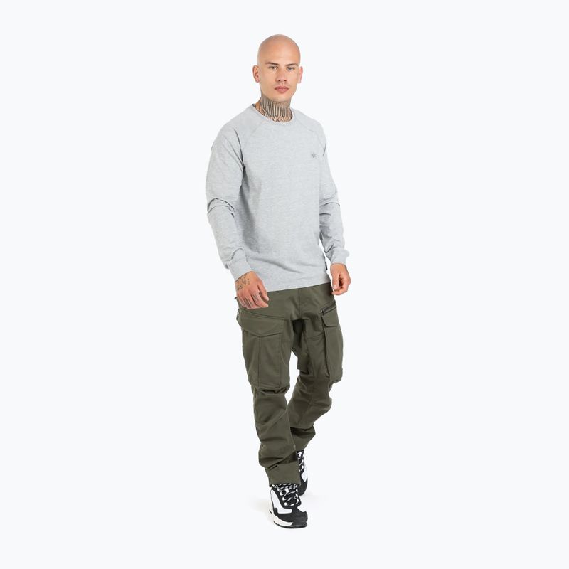 Felpa uomo Pitbull West Coast Small Logo Spandex 210 grigio/melange 2