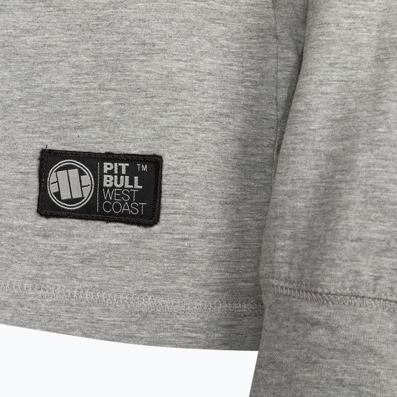Felpa uomo Pitbull West Coast Small Logo Spandex 210 grigio/melange 9