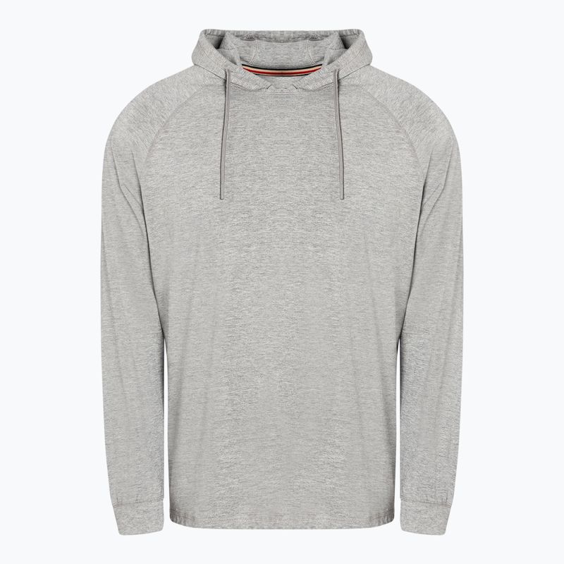 Felpa uomo Pitbull West Coast con cappuccio piccolo logo Spandex 210 grigio 6