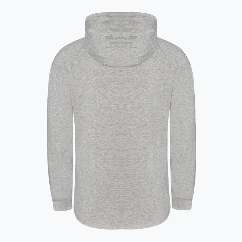 Felpa uomo Pitbull West Coast con cappuccio piccolo logo Spandex 210 grigio 7