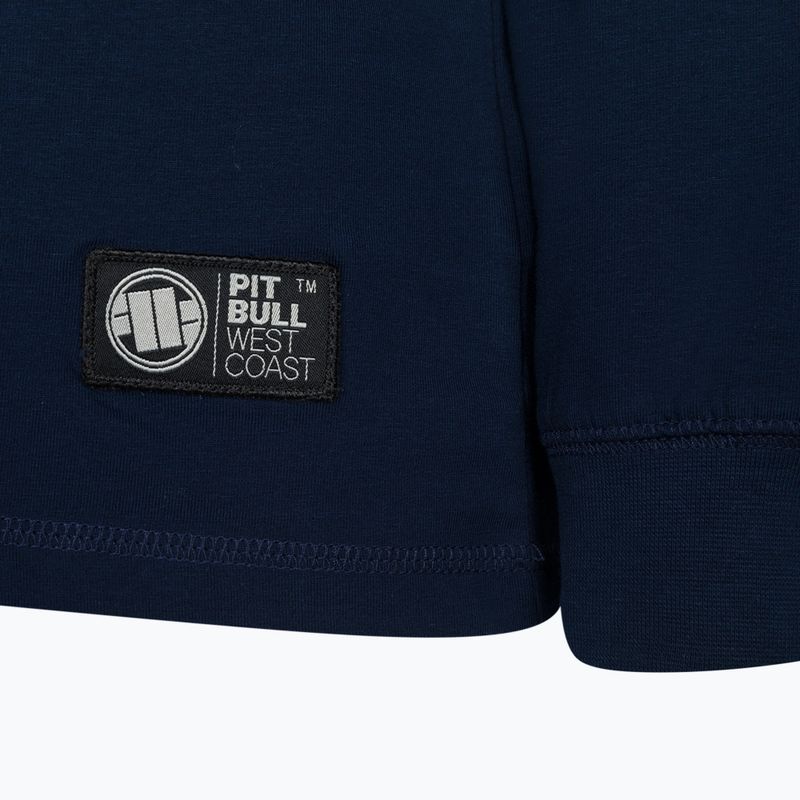 Felpa uomo Pitbull West Coast con cappuccio piccolo Logo Spandex 210 blu scuro 3