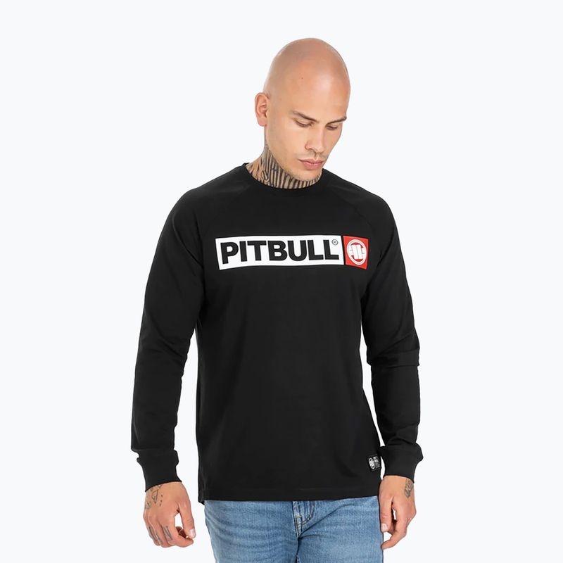 Uomo Pitbull West Coast Mercado Hilltop Spandex 210 nero a maniche lunghe