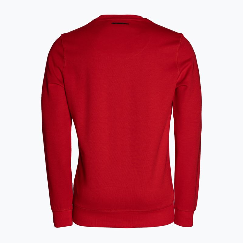 Felpa uomo Pitbull West Coast Tanbark Crewneck rosso 8