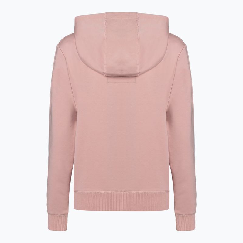 Felpa donna Pitbull West Coast con cappuccio e zip in French Terry rosa cipria 2