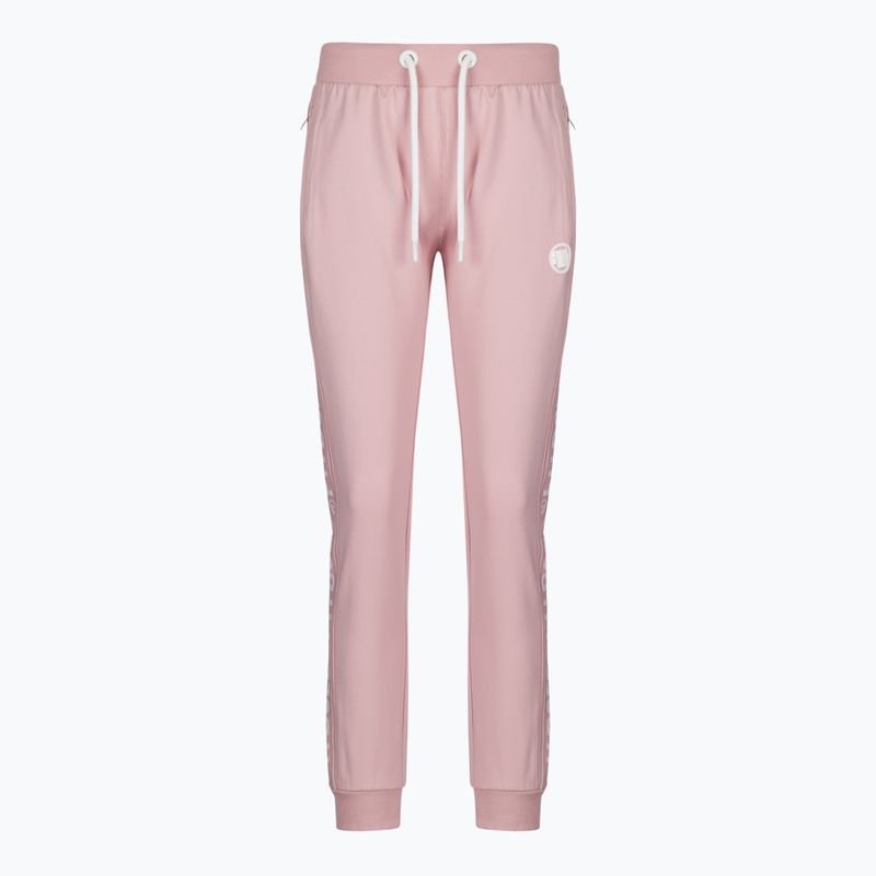 Pantaloni da jogging Pitbull West Coast Donna F.T. 21 Logo piccolo rosa cipria