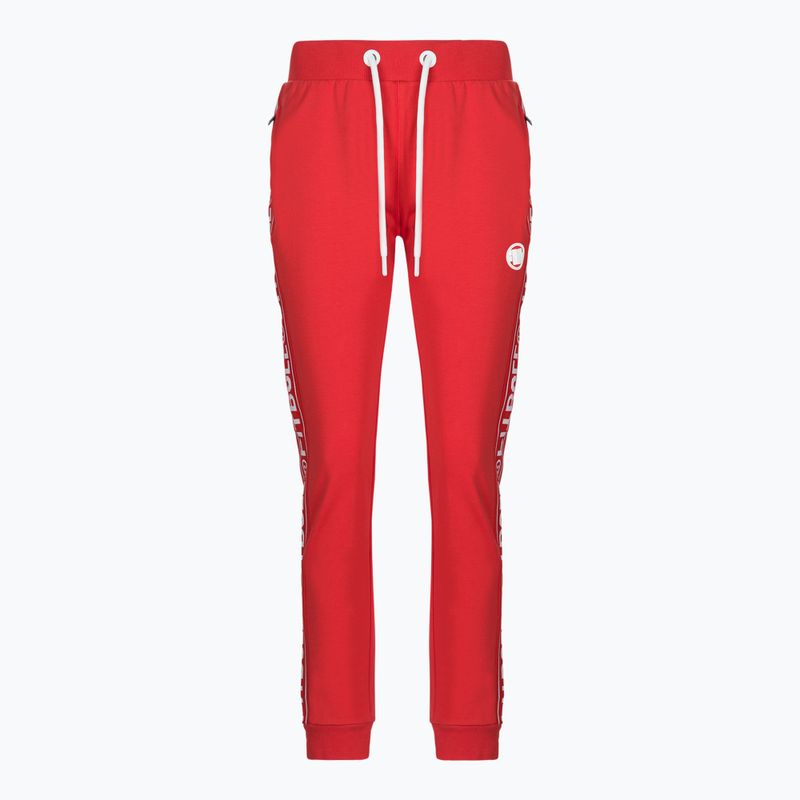 Pantaloni da jogging Pitbull West Coast donna F.T. 21 Logo piccolo rosso