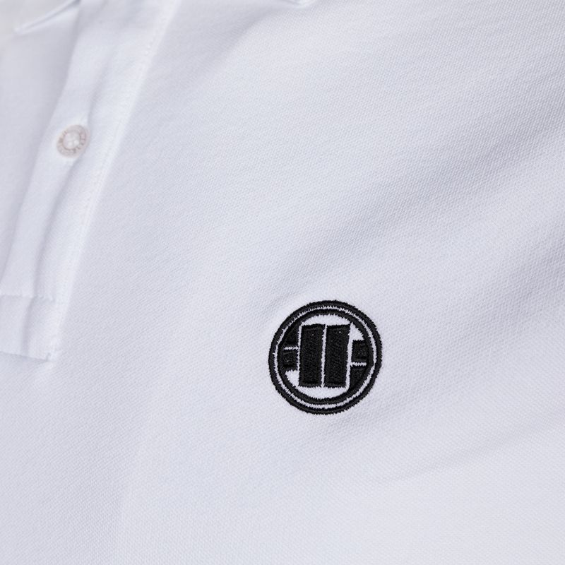 Polo Pitbull West Coast Uomo Bianco regolare 3