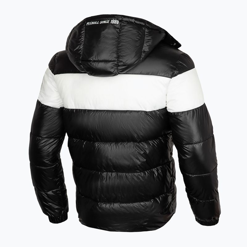 Piumino da uomo Pitbull West Coast Cosmo bianco/nero 4
