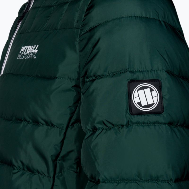 Pitbull West Coast Uomo Giacca invernale imbottita con cappuccio Seacoast oliva scuro 3