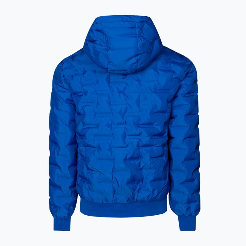 Pitbull West Coast Uomo Giacca invernale trapuntata con cappuccio Carver blu reale 2