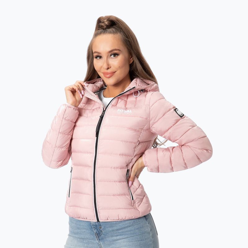 Piumino Pitbull West Coast donna Seacoast rosa cipria