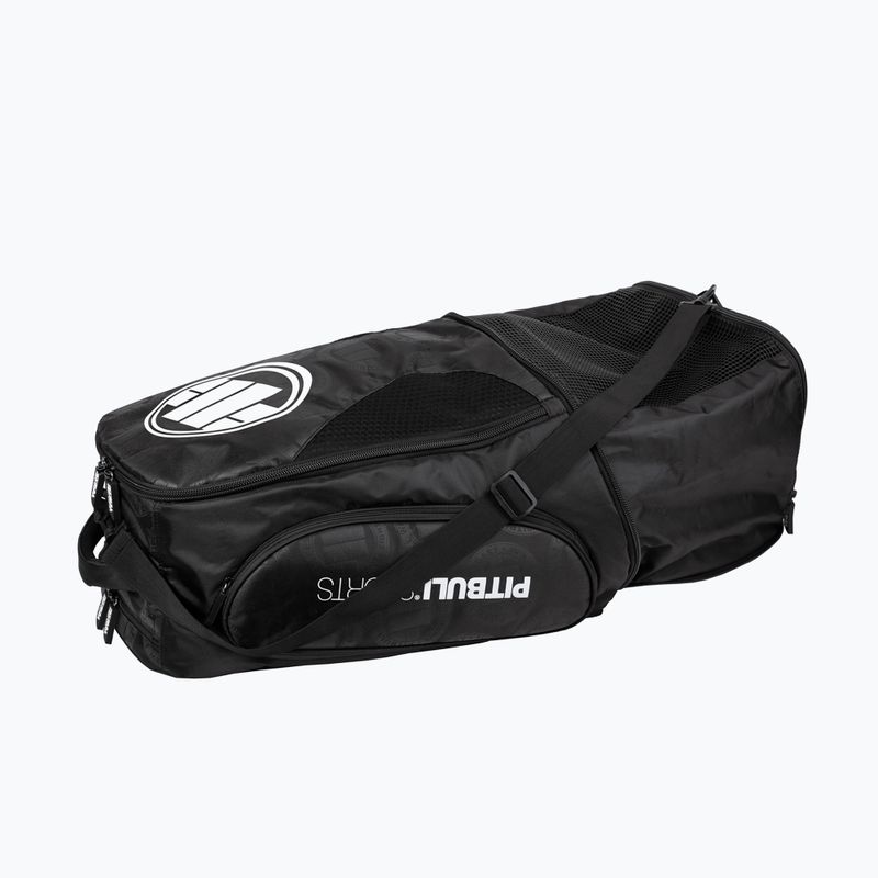 Pitbull West Coast Zaino grande convertibile con logo 60-109 l nero 5