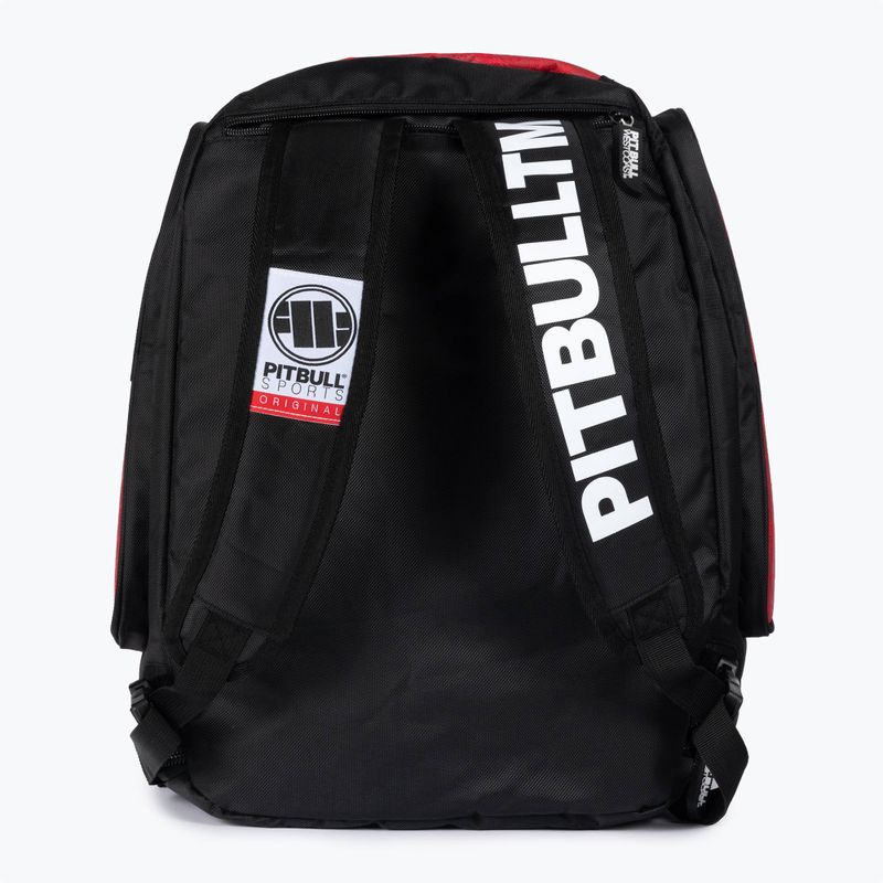 Zaino medio convertibile Pitbull West Coast Logo da uomo 49-65 l rosso 3