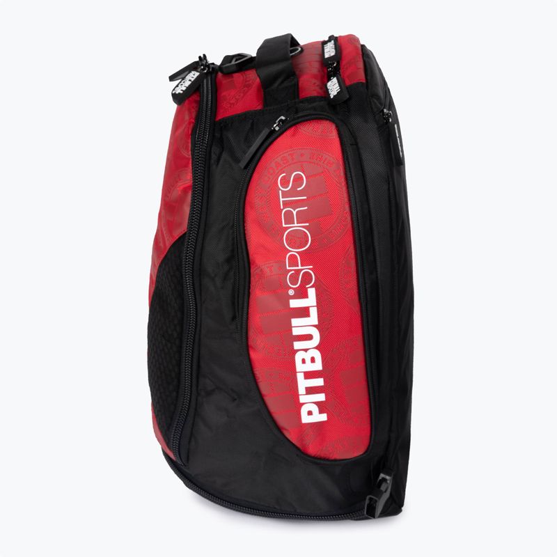 Zaino medio convertibile Pitbull West Coast Logo da uomo 49-65 l rosso 5