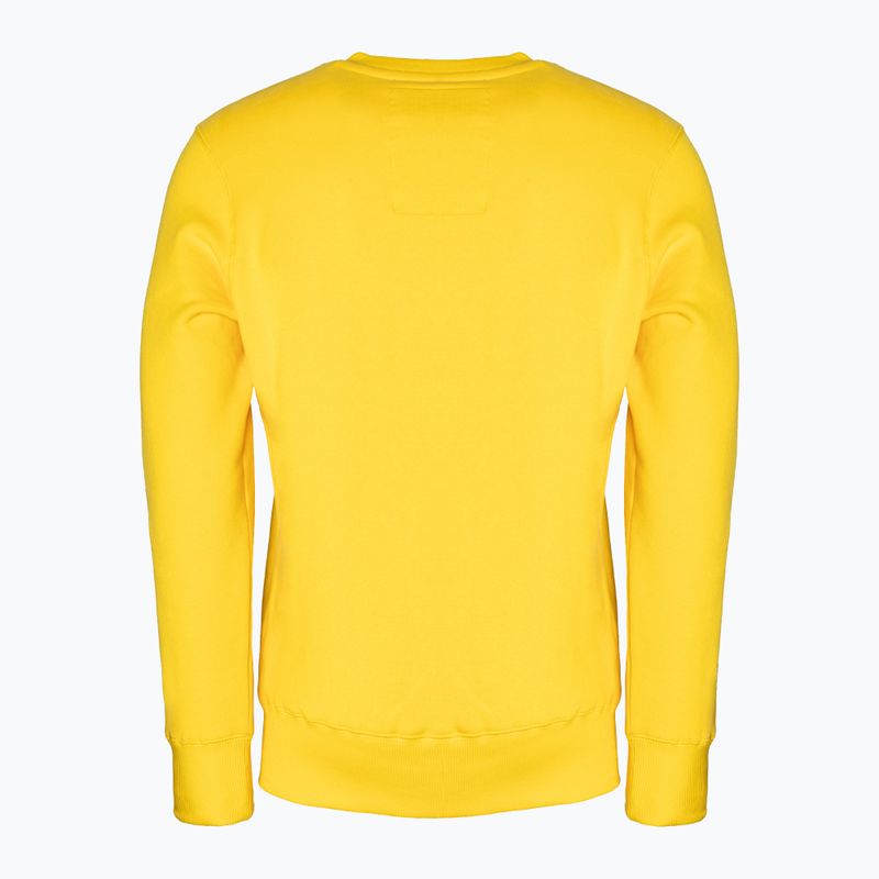 Felpa uomo Pitbull West Coast Crewneck Classic Boxing 21 giallo 2
