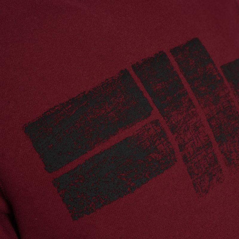 Felpa uomo Pitbull West Coast Crewneck Classic Logo bordeaux 8