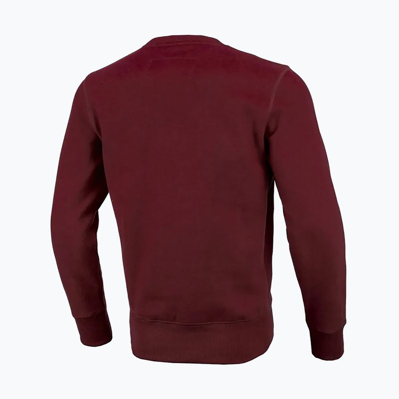 Felpa uomo Pitbull West Coast Crewneck Classic Logo bordeaux 7