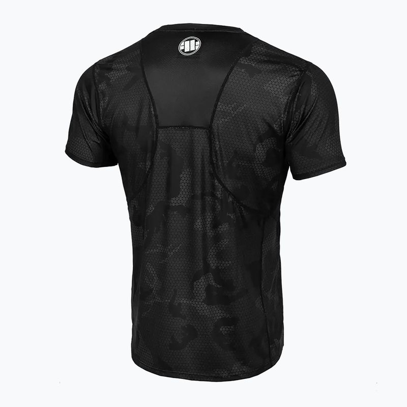 Pitbull West Coast Performance Mesh Net Camo All Black Camo mimetica nera da uomo 2