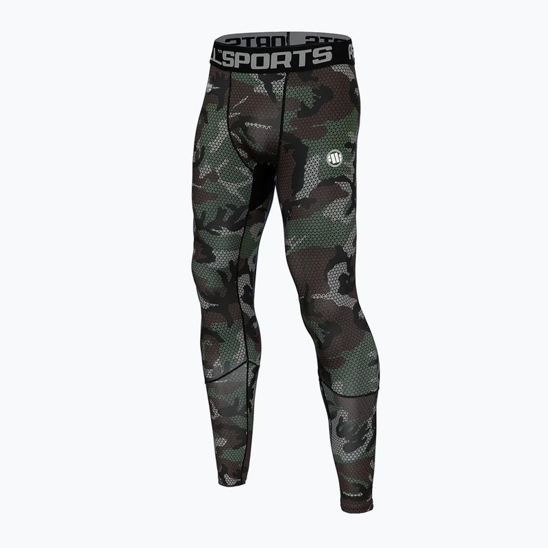 Leggings uomo Pitbull West Coast Net Camo woodland camo