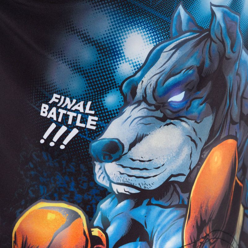 Pitbull West Coast pantaloncini da uomo Grappling Master Of Boxing nero 7