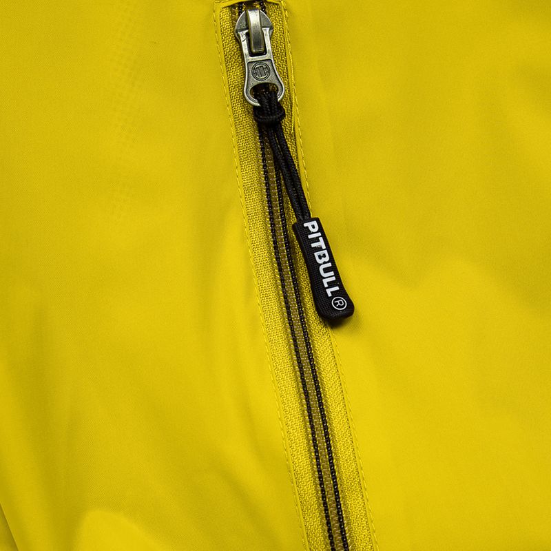 Pitbull West Coast Athletic Uomo Giacca di nylon con cappuccio giallo 4