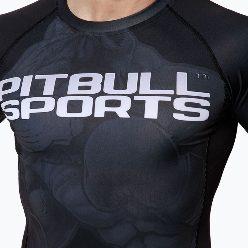 T-S Rash Master Of Boxing Pitbull West Coast da uomo nero 4