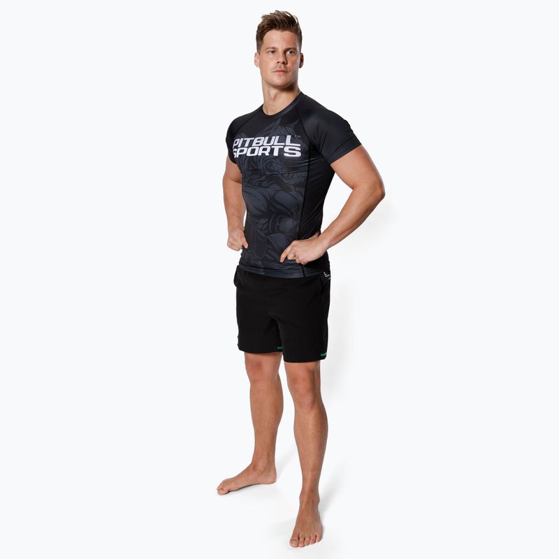 T-S Rash Master Of Mma rashguard Pitbull West Coast da uomo nero 2