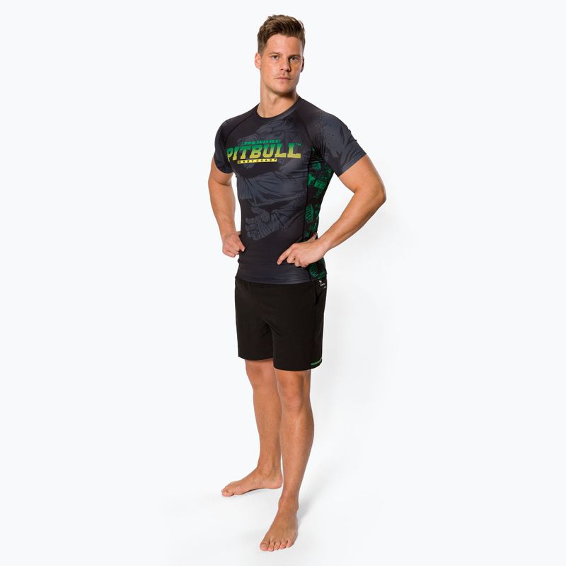 Pitbull West Coast uomo Rashguard T-S Masters Of BJJ nero 2