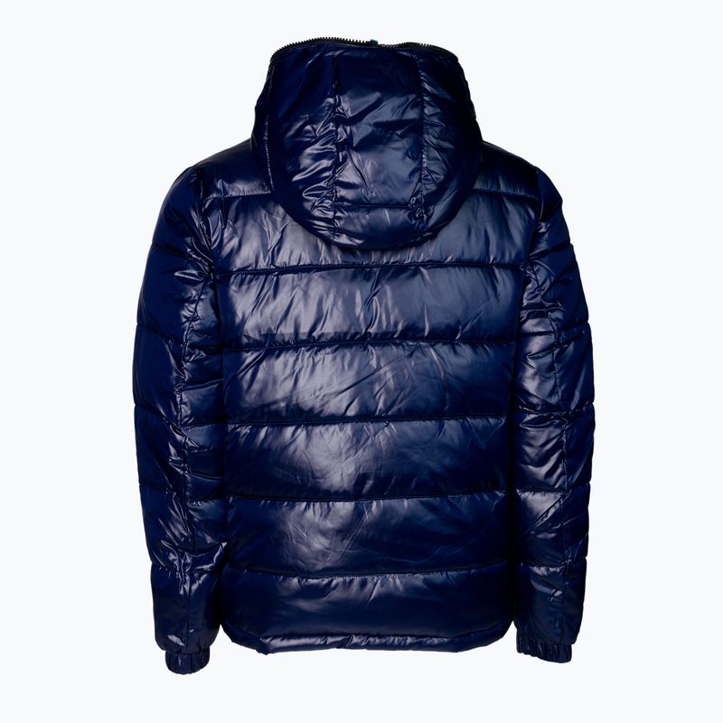 Pitbull West Coast Uomo Piumino trapuntato con cappuccio Shine navy scuro 2