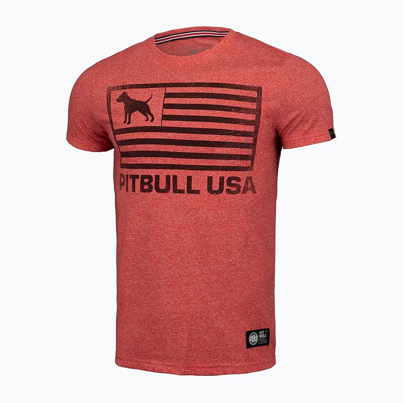 Maglietta Pitbull West Coast uomo Pitbull West Coast USA rosso