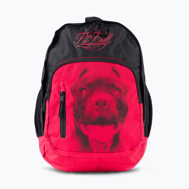 Zaino Pitbull West Coast da uomo Pitbull Ir 28 l nero/rosso