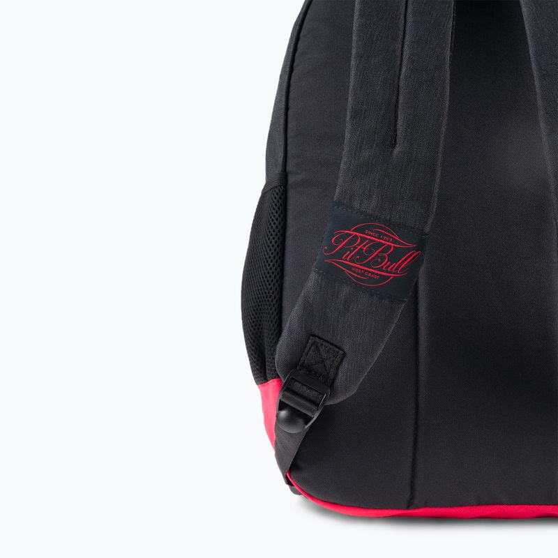 Zaino Pitbull West Coast da uomo Pitbull Ir 28 l nero/rosso 7