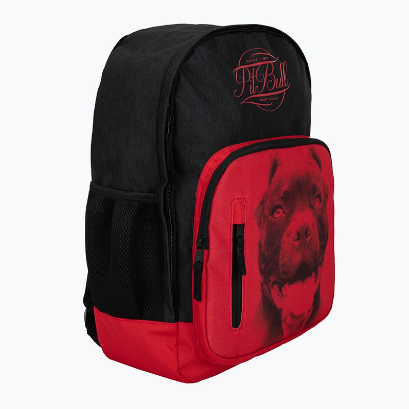 Zaino Pitbull West Coast da uomo Pitbull Ir 28 l nero/rosso 9