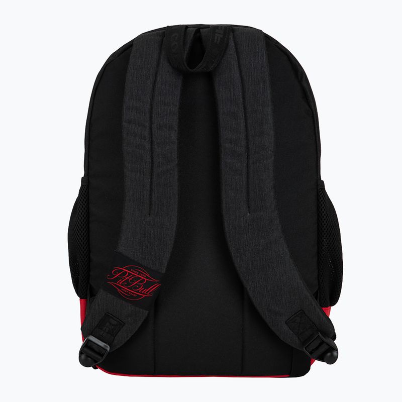 Zaino Pitbull West Coast da uomo Pitbull Ir 28 l nero/rosso 11
