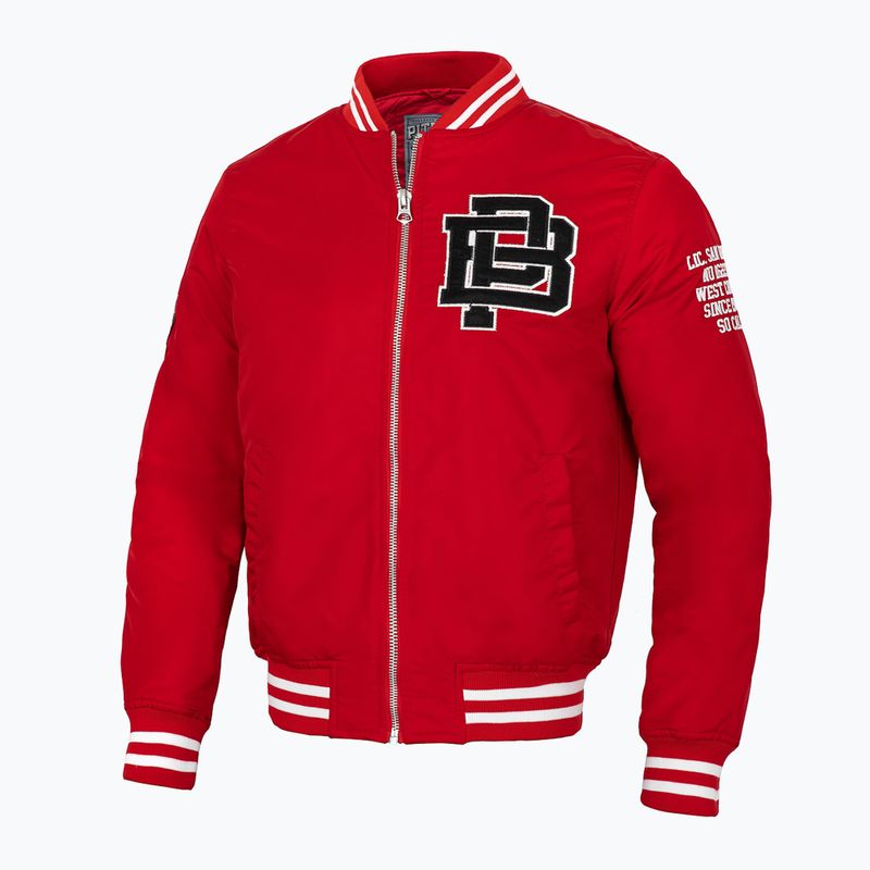 Pitbull West Coast giacca Silverwing imbottita Varsity uomo rosso 2