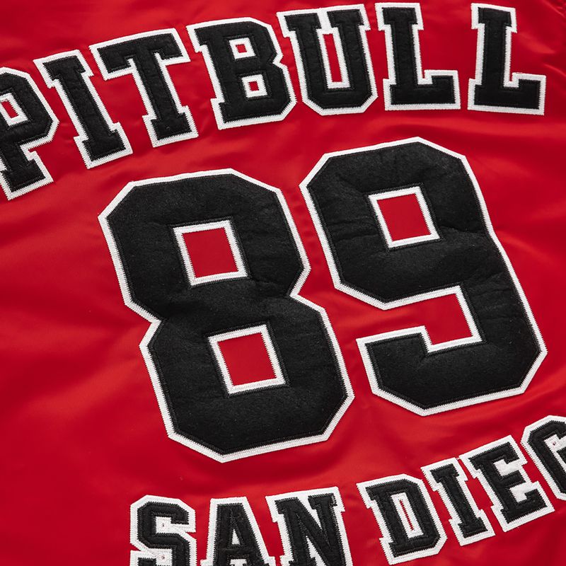 Pitbull West Coast giacca Silverwing imbottita Varsity uomo rosso 5