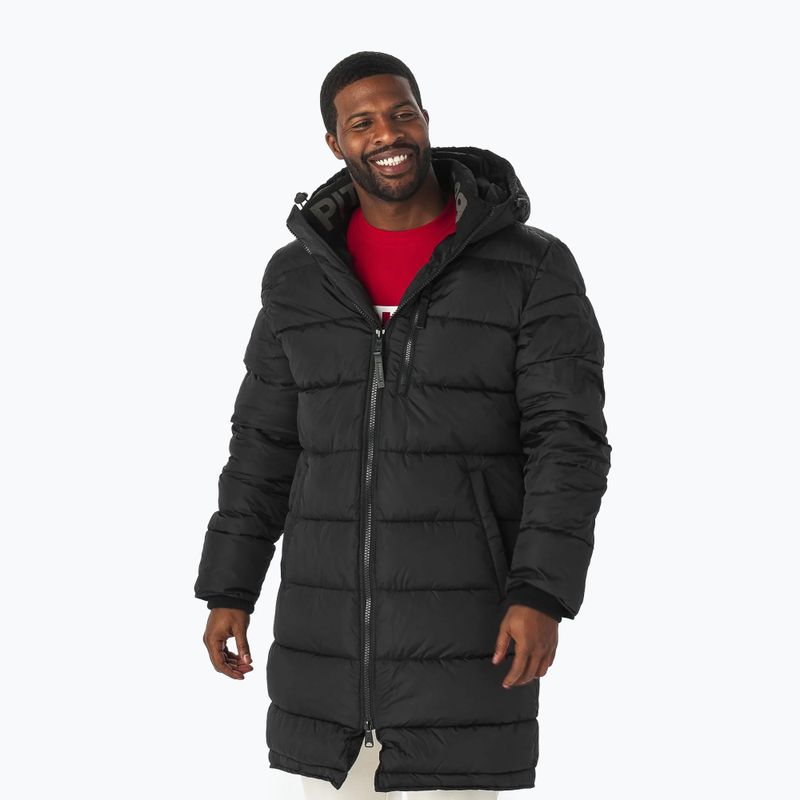 Pitbull West Coast Starwood Uomo Cappotto con cappuccio Parka nero