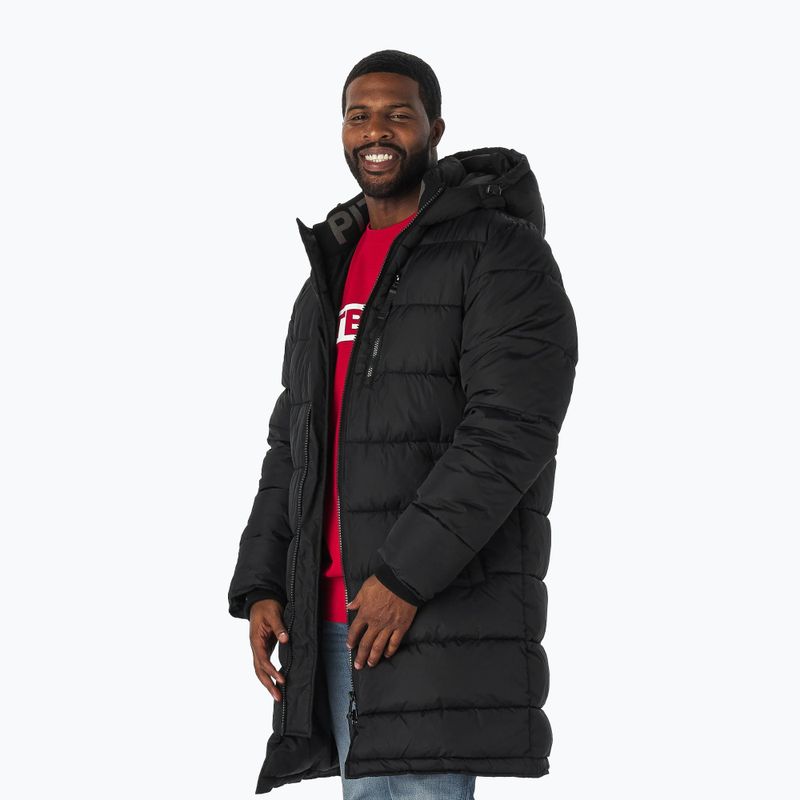 Pitbull West Coast Starwood Uomo Cappotto con cappuccio Parka nero 3