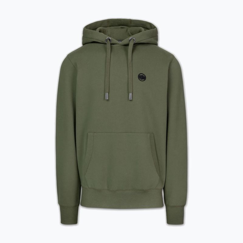 Felpa uomo Pitbull Small Logo Hooded olive 3