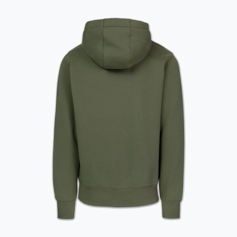 Felpa uomo Pitbull Small Logo Hooded olive 4