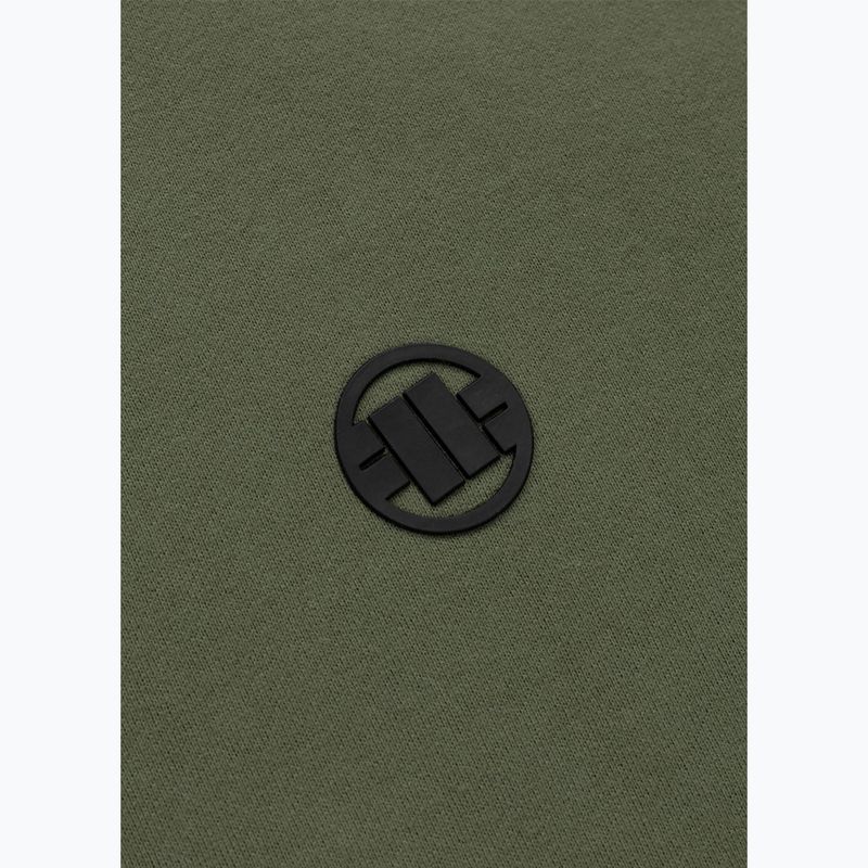 Felpa uomo Pitbull Small Logo Hooded olive 6