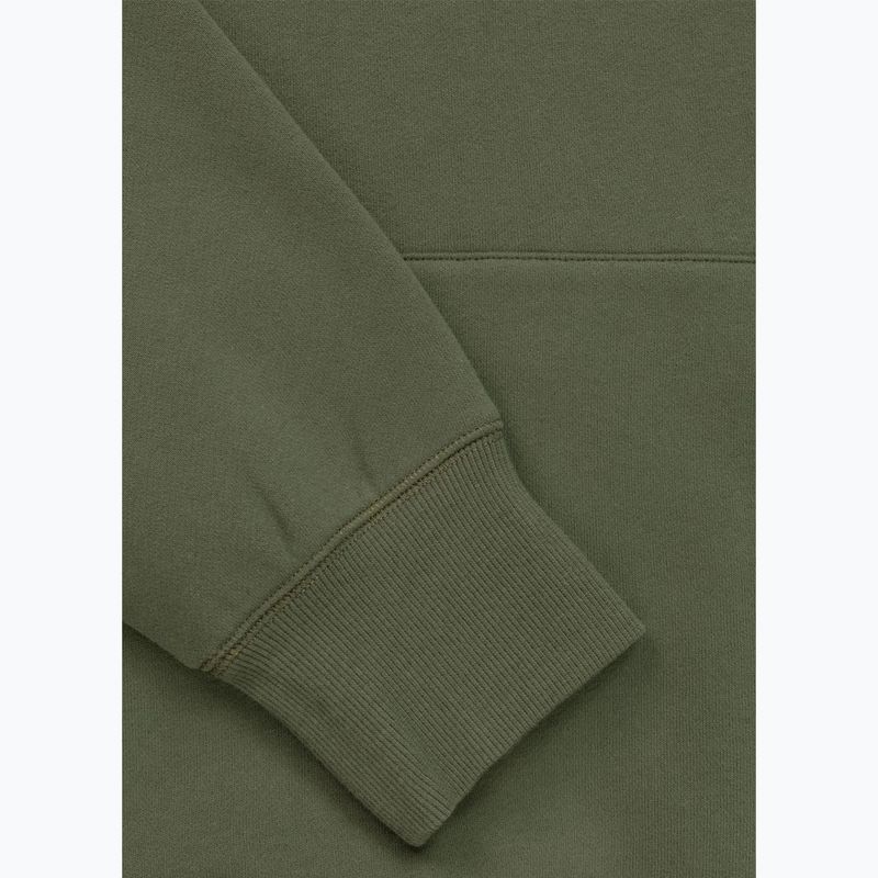 Felpa uomo Pitbull Small Logo Hooded olive 7
