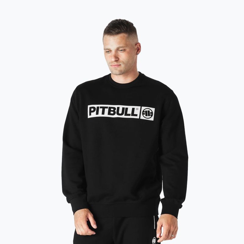 Pitbull West Coast Crewneck Hilltop Terry Group Uomo nero
