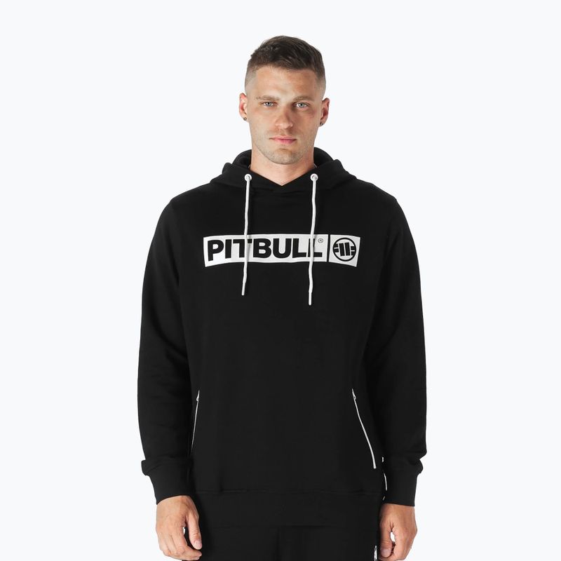 Gruppo Pitbull West Coast Hilltop Terry da uomo con cappuccio nero
