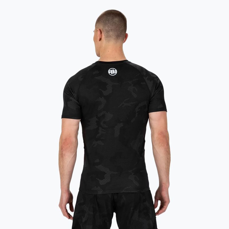 Pitbull Rashguard Net Camo II nero camo da uomo 3