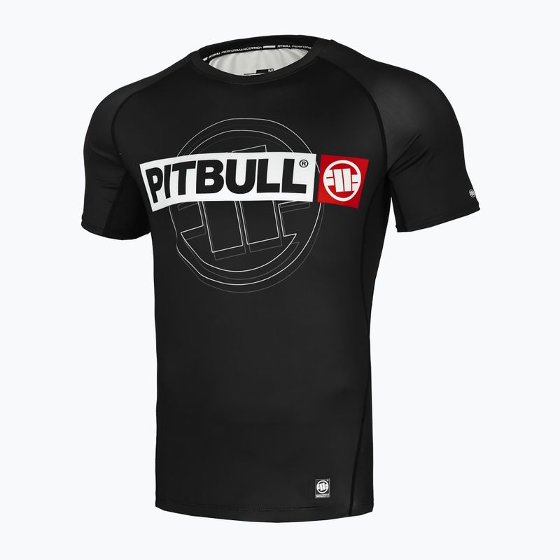 Pitbull West Coast Hilltop Sports Rashguard nero da uomo