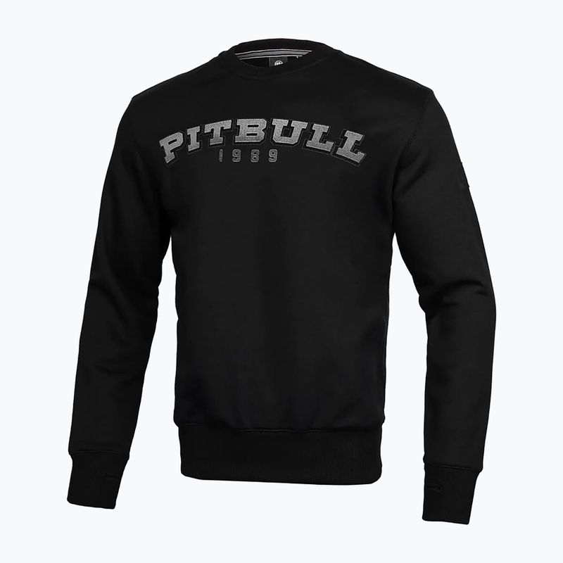 Felpa da uomo Pitbull West Coast Born In 1989, nero, girocollo 2